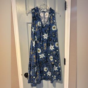 Sonoma Blue Floral Dress